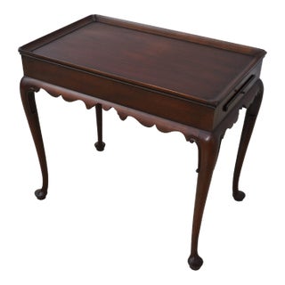 Kittinger Queen Anne Cw-8 Mahogany Tea Table For Sale