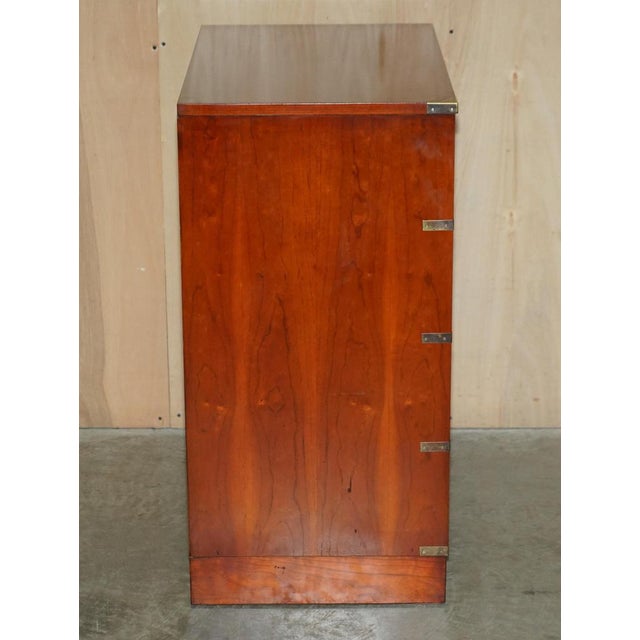 Vintage Military Campaign Chest of Drawers in Oak For Sale - Image 14 of 18