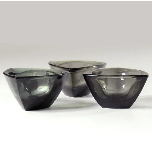 Mid-Century Modern Mid-Century Bowls by Kaj Franck for Nuutajärvi Notsjö, Set of 3 For Sale - Image 3 of 8