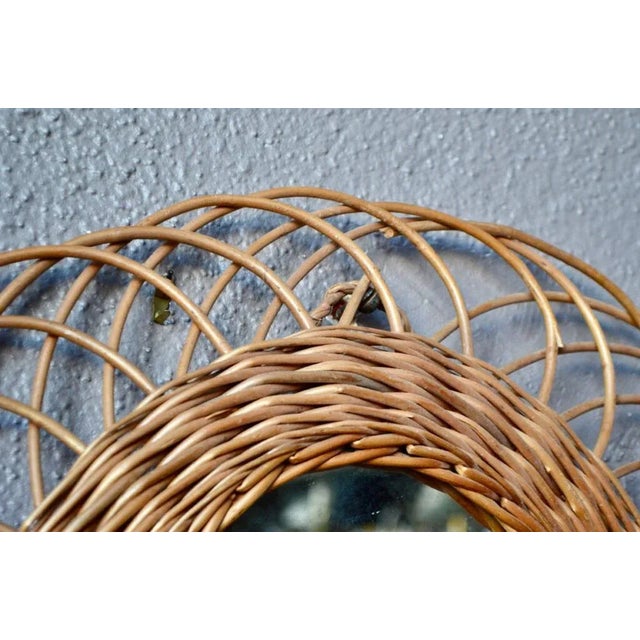 Vintage Bohemian Wall Mirror For Sale - Image 5 of 6