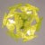 Chartreuse Light Green Suspension Chandelier with Murano Glass Leaves, Italy, 1990s For Sale - Image 8 of 10