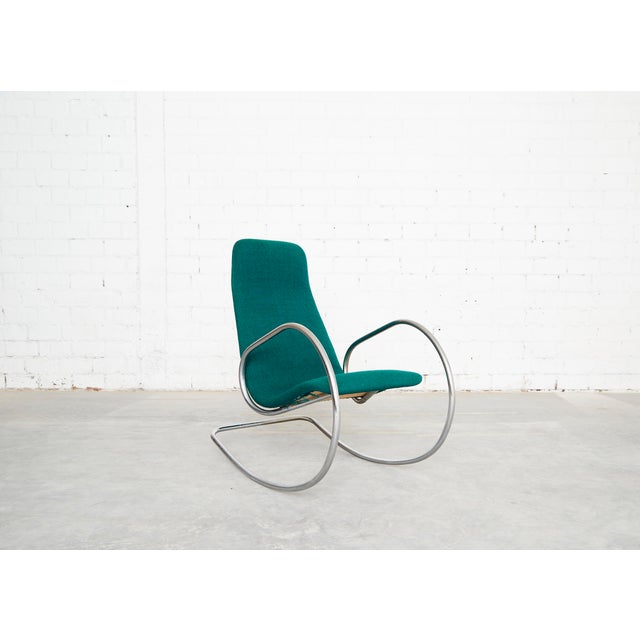 Vintage S826 Cantilever Rocking Chair in Chrome by Ulrich Böhme for Thonet, 1970s For Sale - Image 18 of 18