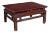 18th Century Red Lacquer Low Occasional Table, 1780s For Sale