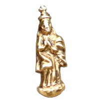 Gold Our Lady of the Immaculate Conception Pendant For Sale