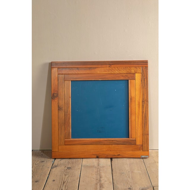 Wooden-Framed Mirror by Ettore Sottsass for Poltronova, 1960s For Sale - Image 6 of 7