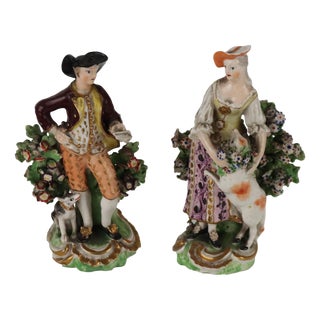 Vintage Figures in Porcelain, Set of 2 For Sale