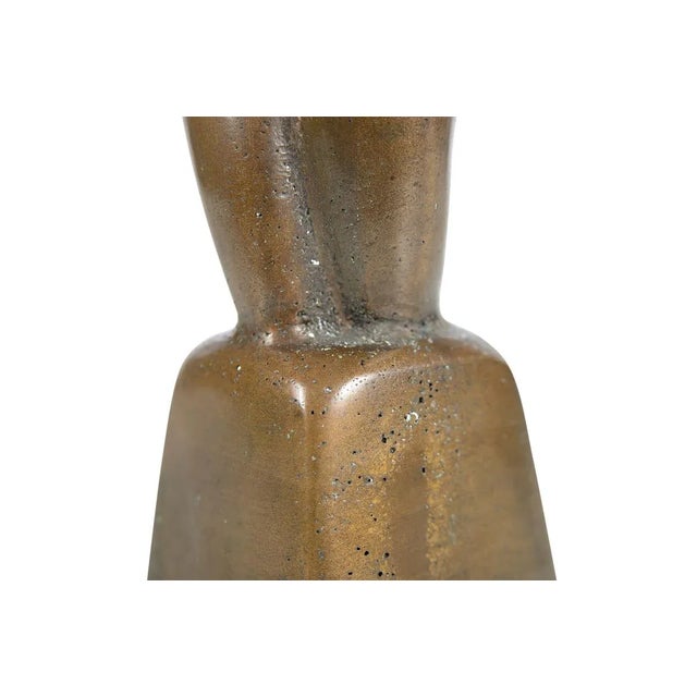 Bronze After Tamara De Lempicka -Art Deco Nude Female- Solid Bronze Sculpture, 1930 For Sale - Image 8 of 9