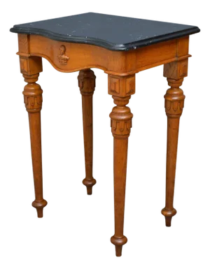 Antique Victorian Console Table in Oak, 1870