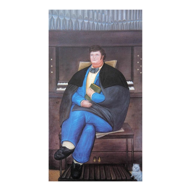 Fernando Botero 11 Portrait of Claude Bernard 1983 For Sale