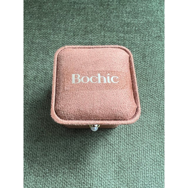 Bochic "Orient" Vintage Orange Sapphire & Amethyst Ring Set 18K Gold & Silver For Sale - Image 9 of 18