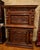 Brown 19th Century Renaissance Drop-Front Secretary Desk, 1890s For Sale - Image 8 of 9
