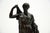 Late 19th Century Neoclassical French Artist, Large Sculpture of Robed Lady, 1880, Bronze For Sale - Image 5 of 11