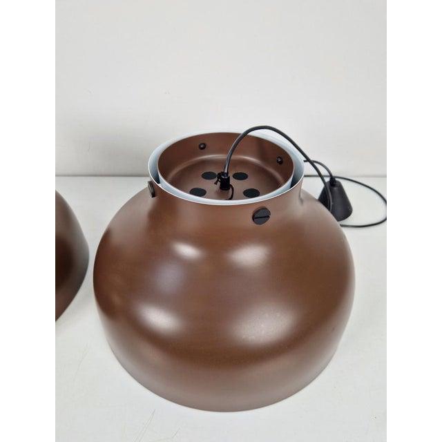 Mid-Century Modern Super Jumbo Pendant Lamp by Uniline for Nordisk Solar, 1960s, Set of 2 For Sale - Image 4 of 16