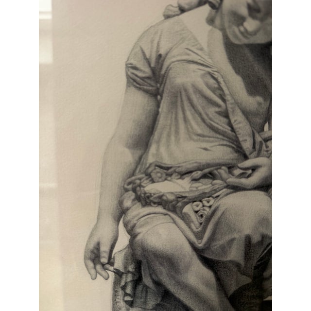 Framed Drawing by Dwight Deworge Williams | "Innocence Protected by Fidelity" | Artist Letter Includ For Sale - Image 9 of 10