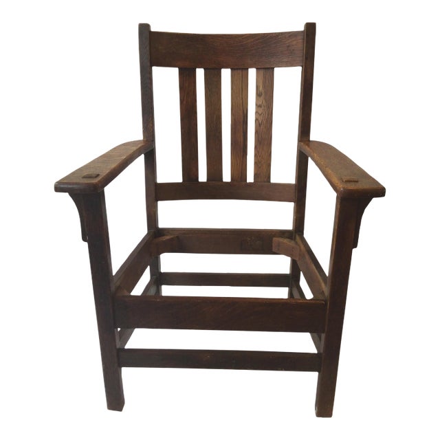 1920s J.M. Young & Sons Arts And Crafts Armchair For Sale