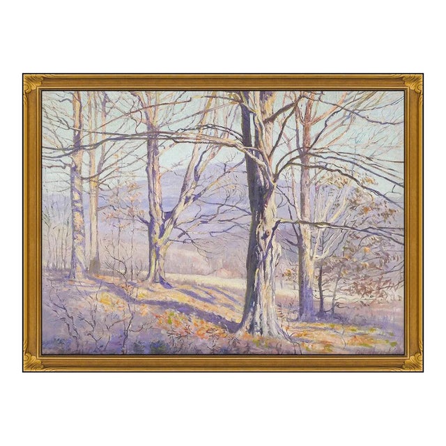 Early 20th Century Morning in a New England Valley, Bertram K Howard For Sale