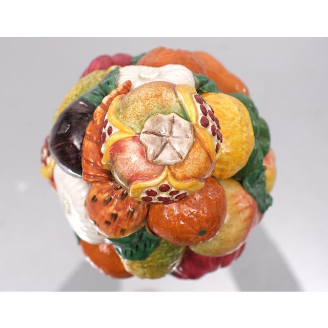 Ceramic Italian Ceramic Fruit Baskets by Bassano Zortea, Italy, 1958, Set of 2 For Sale - Image 7 of 14