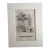 Antique 1920s Walter Church Drawing in 11x14 Mat - Aître Saint-Maclou, Rouen For Sale