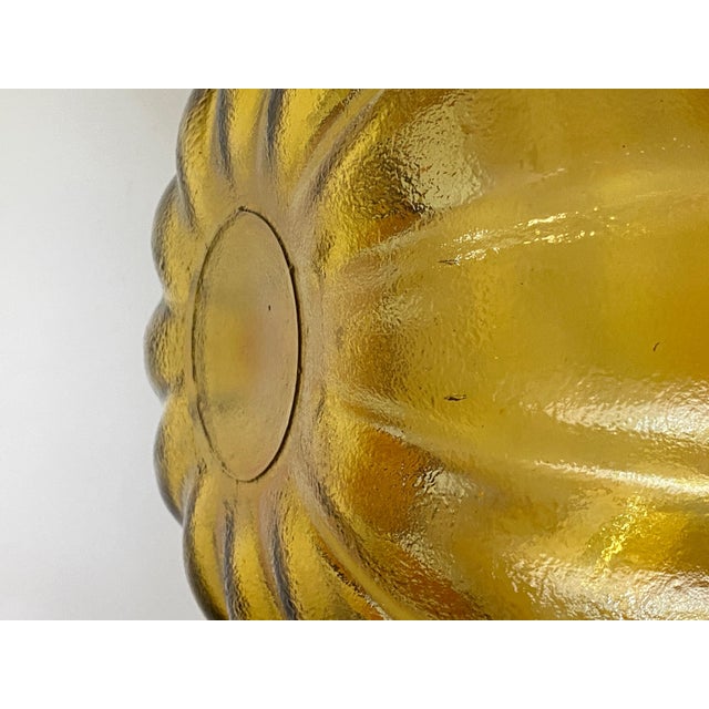 Brown Glass Salad Bowl, France, 1970s For Sale - Image 4 of 8