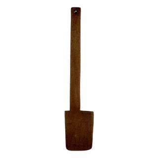 Primitive Antique Wooden Butter Paddle For Sale
