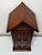 Arts & Crafts Mid-Century British Mahogany Indoor Post Mail Sentry Box Cabinet With Lock and Key For Sale - Image 3 of 18