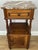 Antique French Oak Bedside Table with Marble Top For Sale - Image 10 of 10