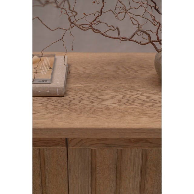 Brutalist Architectural Oak Sideboard, 1970 For Sale - Image 16 of 18