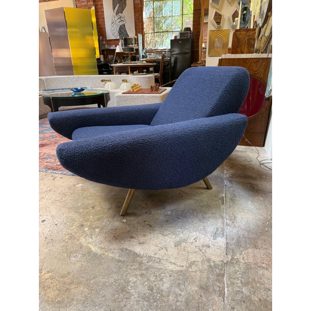 Mid Century Italian Armchairs, crafted in the style of Zanuso, exude timeless elegance. Their distinct design features...