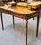 Walnut Writing Desk With Drawers and Wicker Accents With Complimentary Matching Wooden Wicker Chair For Sale - Image 11 of 13