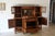 Late 19th Century Solid Oak Wood Buffet Hutch For Sale - Image 4 of 7