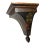 Pr Chinoiserie Greek Key Large Black Wall Brackets For Sale - Image 4 of 12