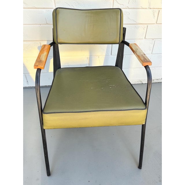 Modern Vintage Jean Prouvé Attr Direction Armchair - 1 of 2 For Sale - Image 3 of 5