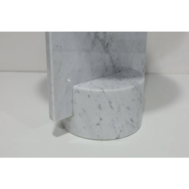 Rémi Bouhaniche “My Dear” Side Table in Carrara Marble For Sale - Image 11 of 11