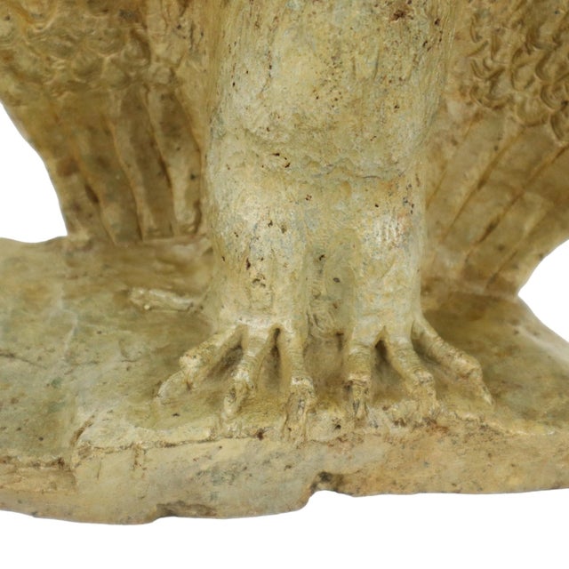 Brown Vintage Handmade Stone Eagle For Sale - Image 8 of 10