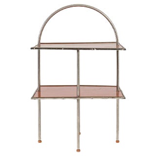 Vintage Lacquered Side Table, 1930s For Sale