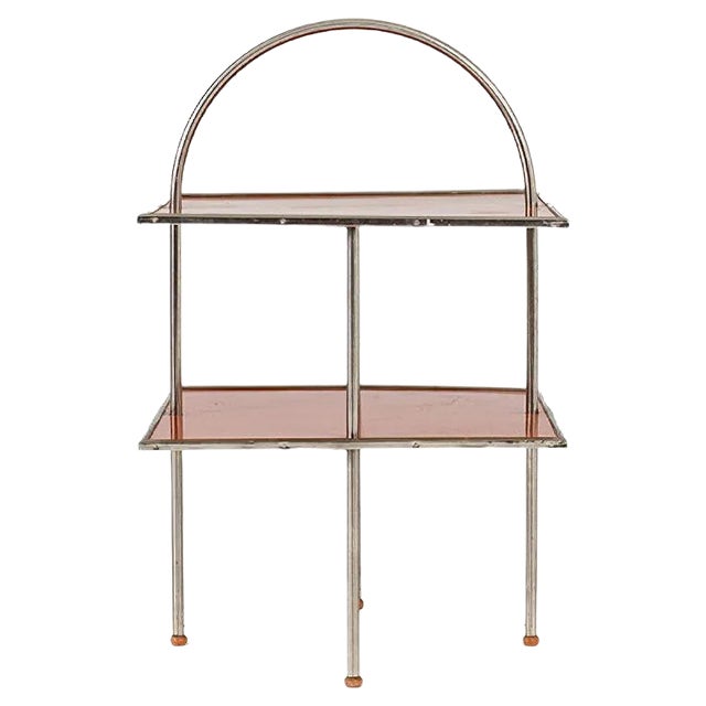 Vintage Lacquered Side Table, 1930s For Sale