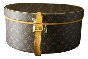 Round Monogram Canvas Hat Box by Louis Vuitton, 1980s