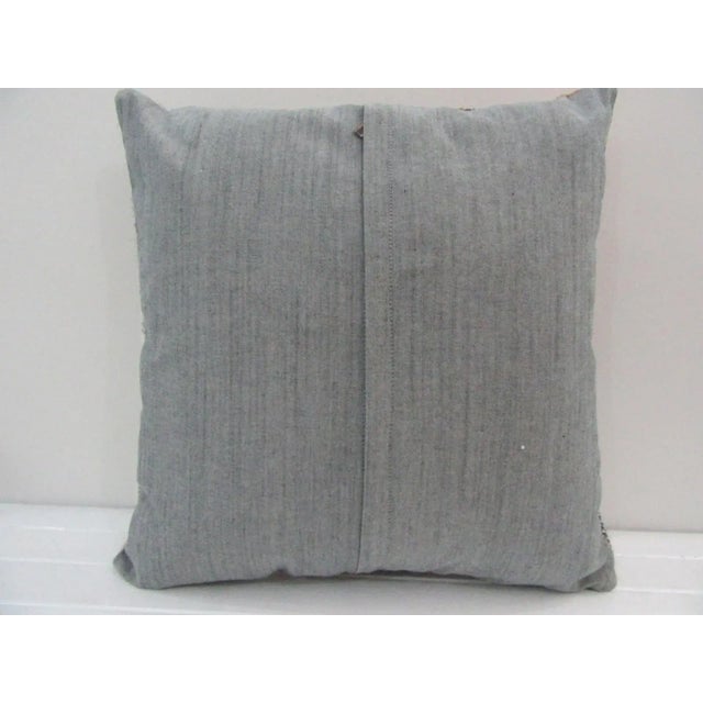 Turkish Handmade Patchwork Turkish Kilim Pillow Cover For Sale - Image 3 of 4
