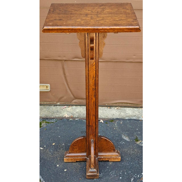Late 19th Century Late 19th Century Victorian Carved Oak Lectern Music Stand For Sale - Image 5 of 9