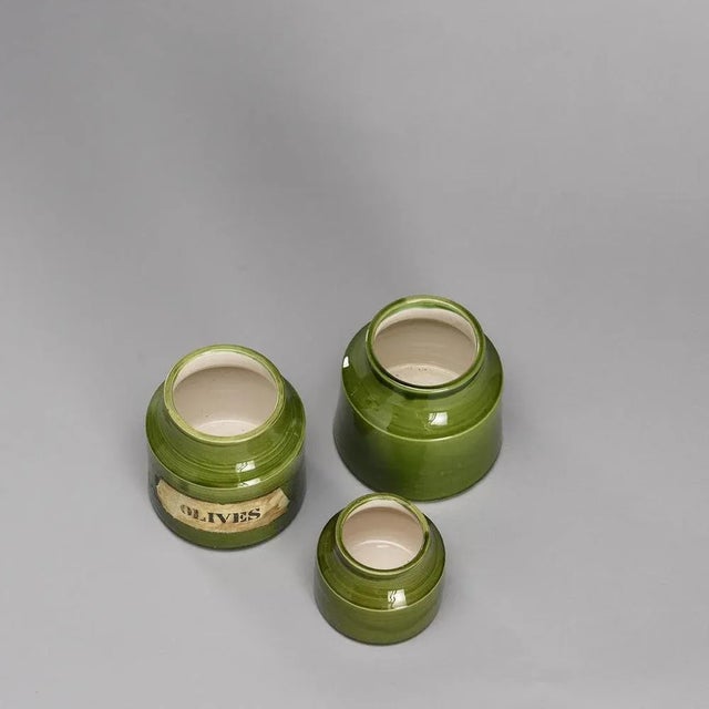 1960s 3 Ceramic Pots, Mado Jolain 1960, Set of 3 For Sale - Image 5 of 9