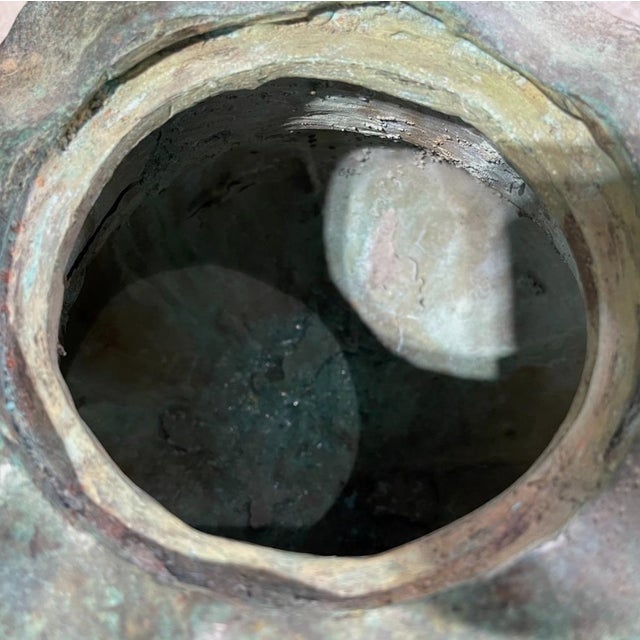 Antique Bronze Censer Incense Burner Lucky Money Frog Karako Chinese Asian For Sale - Image 10 of 13