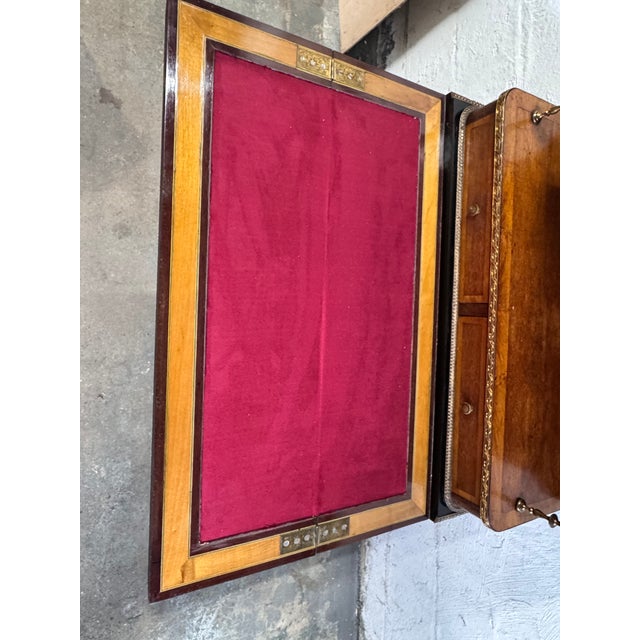 Late 19th Century French Louis XV Style Bonheur Du Jour Lady Desk For Sale - Image 5 of 12