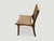 2010s Andrianna Shamaris Modern Chair Series Single Backed Leather Woven Chair For Sale - Image 5 of 6