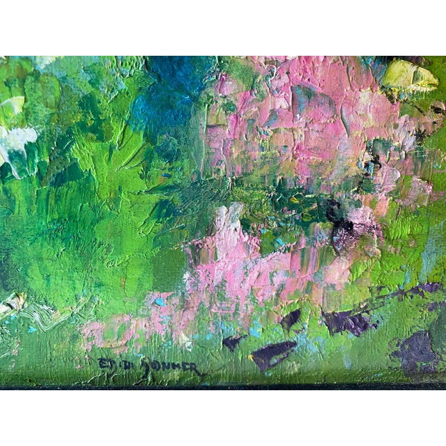 Painting Mid Century Abstract For Sale - Image 4 of 6