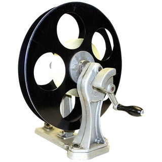 1948 Motion Picture Film Laboratory Flange Rewinder For Sale