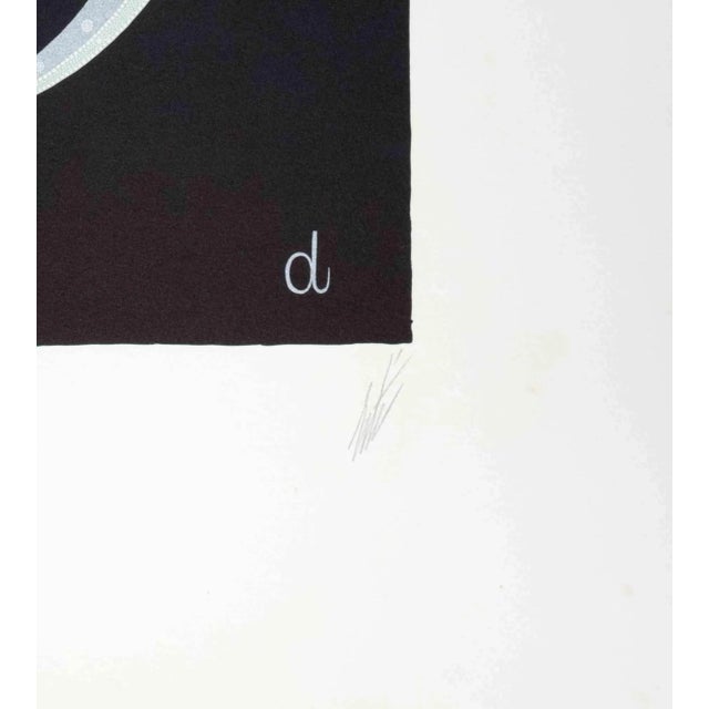 Letter d - from the suite letters of the alphabet is a contemporary artwork realized by erté (romain de tirtoff....