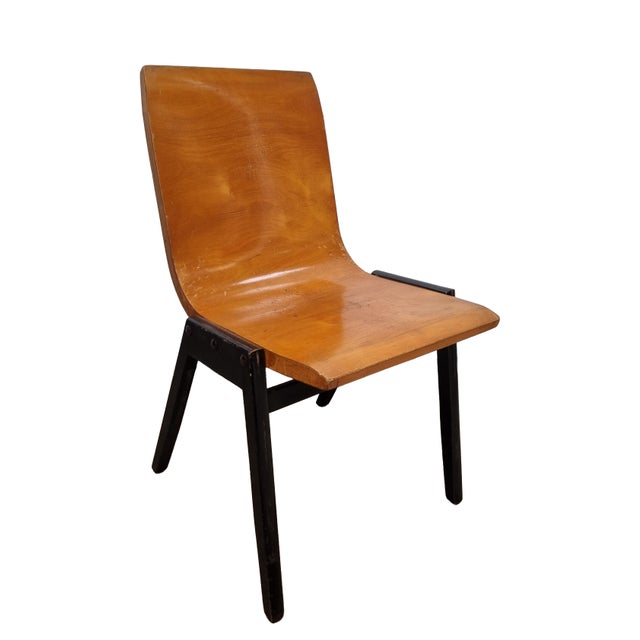 Brown Stacking Chairs from Roland Rainer, Vienna, 1952 For Sale - Image 8 of 18