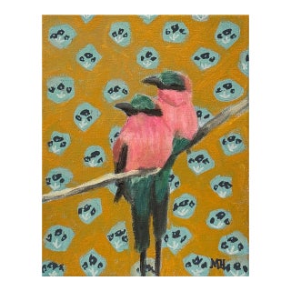 “Love Birds” an Original Painting by Michelle Heimann. For Sale