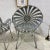 Metal 1930’s Francois Carre Sunburst Garden Arm Chairs - a Pair For Sale - Image 7 of 10