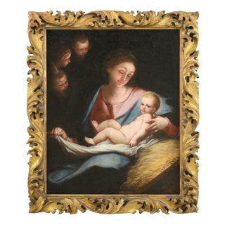 Anton Maria Piola, Madonna and Child, 1700s, Oil on Canvas, Famed For Sale